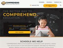 Tablet Screenshot of comprehend.org